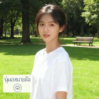 (ผ้าฝ้าย100%)XJFX เสื้อยืดลาย เสื้อยืดคู่รัก LOVE ทรงใหม่ล่าสุด สีแดง เสื้อยืดคู่รัก unisex