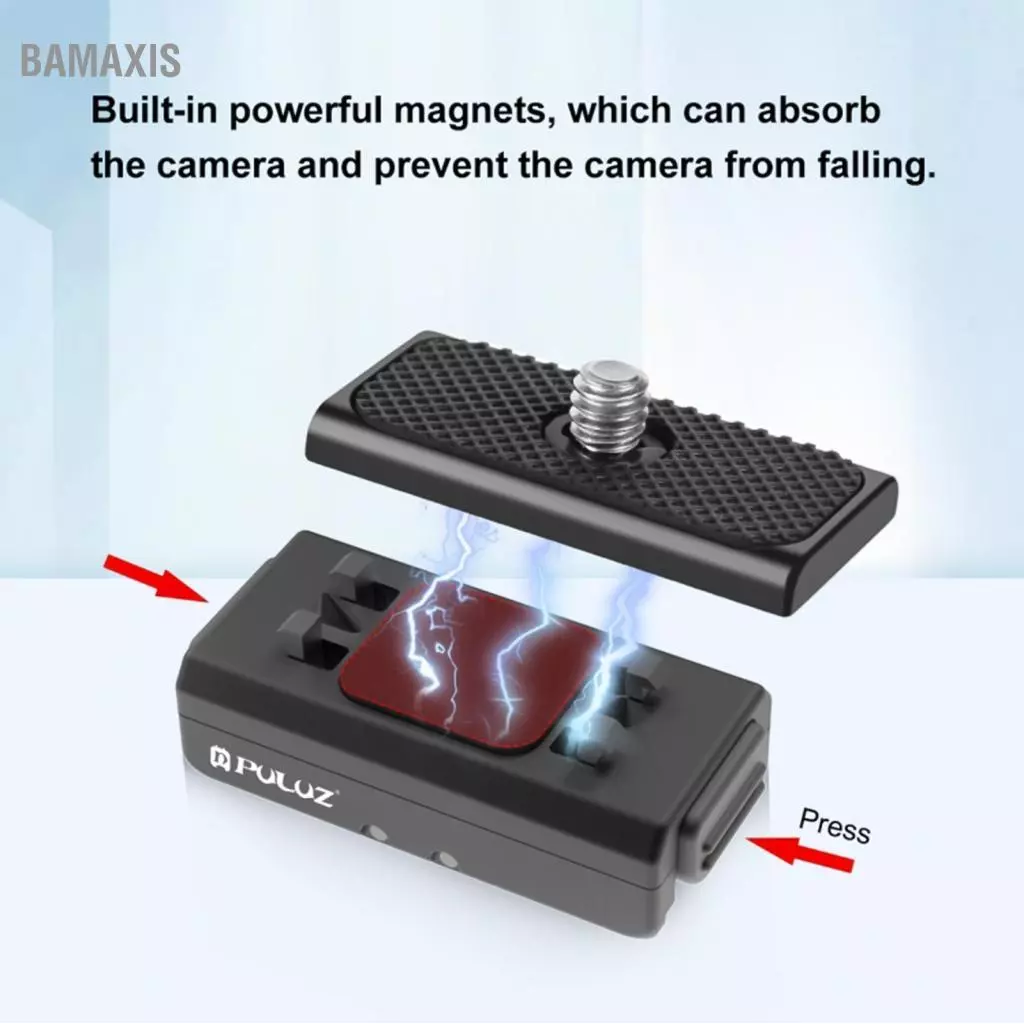 PULUZ PU965B Magnetic Quick Release Mount สำหรับ Insta360 Ace / Ace Pro thumbnail 5