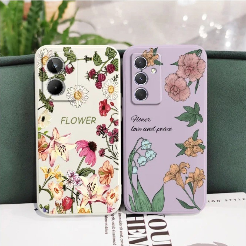Discours Peace ดอกไม้เคสโทรศัพท์สําหรับ Xiaomi Poco C75 C71 F7 Ultra X3 M3 Pro C85x C85 F8 Pro F8 Ul