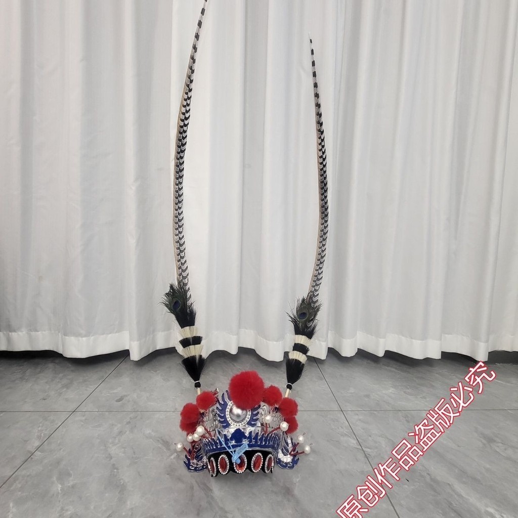 Feather Feather Feather Feather Headdressขนไก่ Peking Opera Feather ดอกไม้สวย Dan Headdress Monkey K