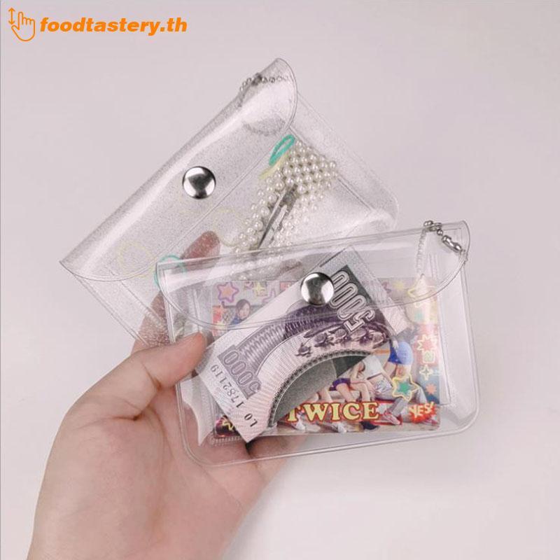 FTY Glitter Clutch Wallet PVC กันน้ํา สำหรับผู้หญิง