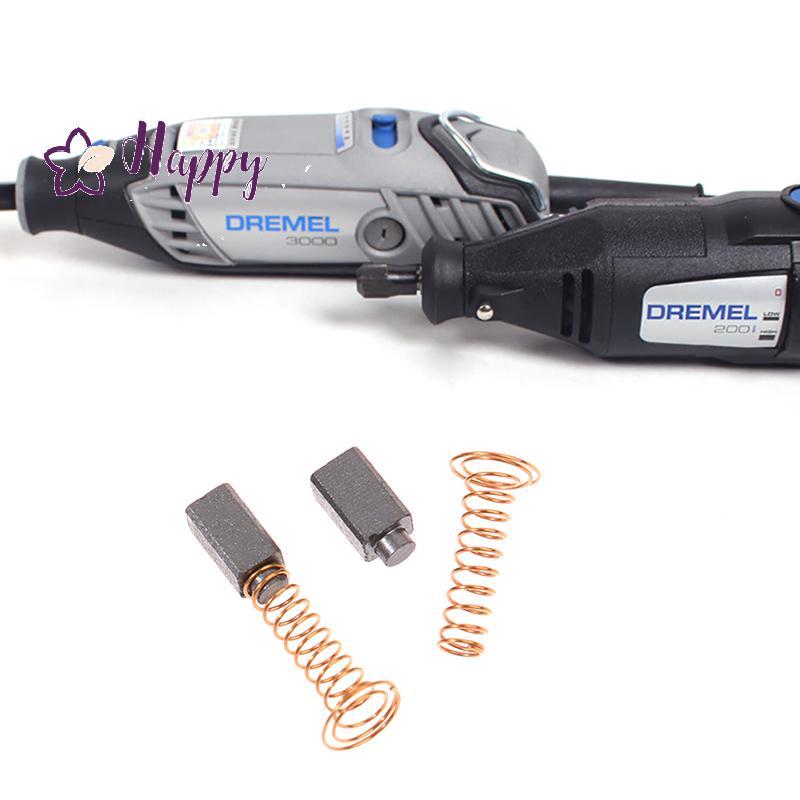 <Happybay> 2 ชิ้นคาร์บอนแปรงมอเตอร์สําหรับ Dremel 3000 200 สําหรับมอเตอร์โรตารี่ไฟฟ้าเครื่องมือแปรงซ