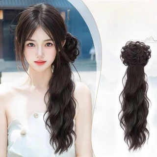 💖จัดส่งภายใน 24 ชั่วโมง💖วิกผมหางม้าติดกิ๊บสไตล์โบราณ วิกผมหางม้าด้านข้าง