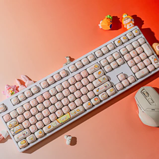 Mathew Tech KC108 คีย์บอร์ดไร้สายไทย 100% เค้าโครงสามโหมดการเชื่อมต่อบลูทูธแบบมีสาย 2.4G 108 คีย์ RGB Light MOG Keycaps