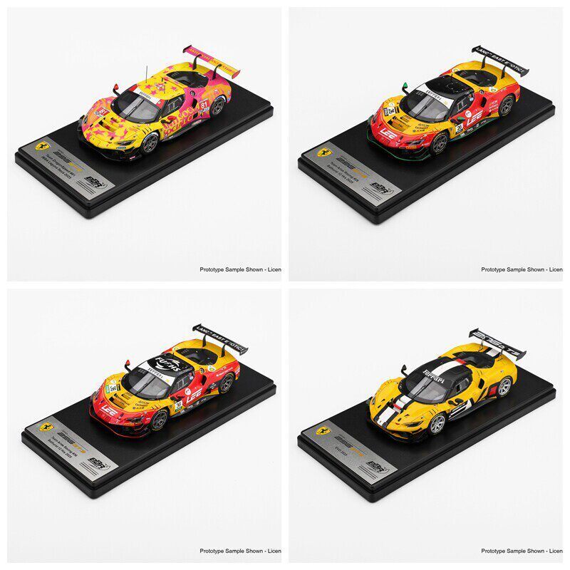 BBR 1: 43 Ferrari Ferrari 296 GT3 EVO โมเดลรถนําเสนอ