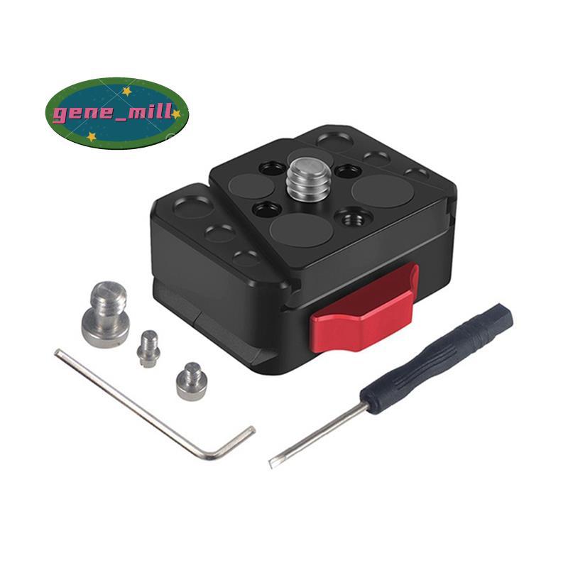Anti-Shake Quick Release Base 1/4 Universal V-Type Quick Release Plate กล้องกีฬา Quick Release Brack