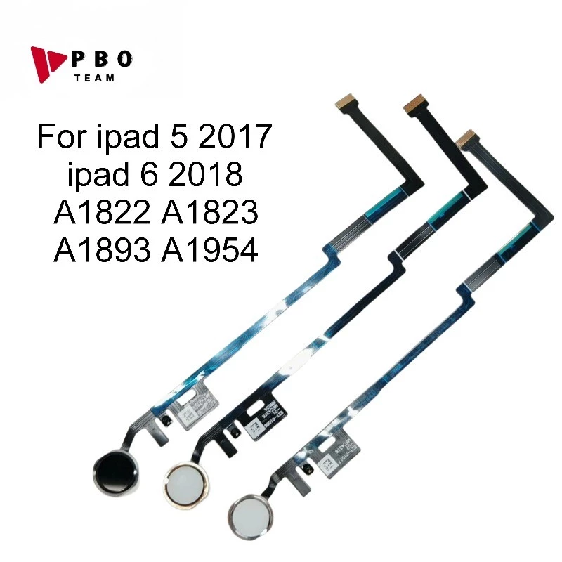 ปุ่ม Home Flex Cable สำหรับ Pad 5 6 7 8 9 2017 2018 2019 2020 2021 A2270 A2197 A1822 A1893
