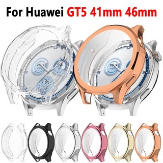 กรณี ทีพียู เข้ากันได้กับ หัวเว่ย GT5 41 มม. 46 มม. ครอบคลุมเต็มรูปแบบหน้าจอเปลือกป้องกัน