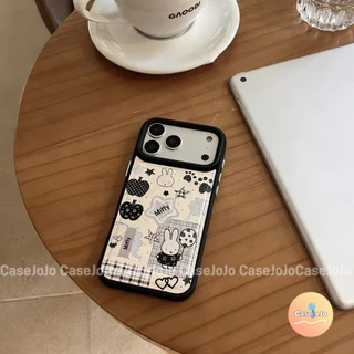 เคสโทรศัพท์หนังการ์ตูน ซานริโอ คิตตี้ มีฟีฟาย สำหรับ iPhone 14 15 Pro Max 11 Pro X/Xr/Xs/Xs Max 12 17 13 16 Plus เคสนิ่ม