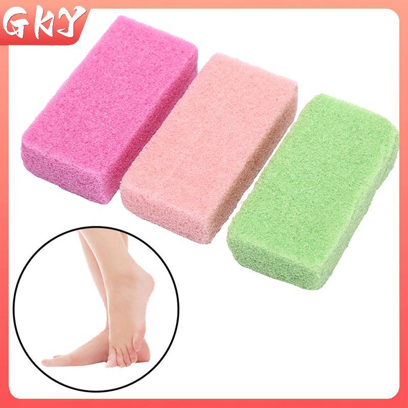 GKY หินภูเขาไฟฟองน้ํา Exfoliate Foot Care ลบ Hard Dead Skin Feet Rasp GKY