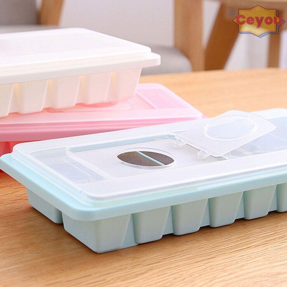 CEOYOU 16 Cavity Cube Mold Drink Cover Jelly Freezer