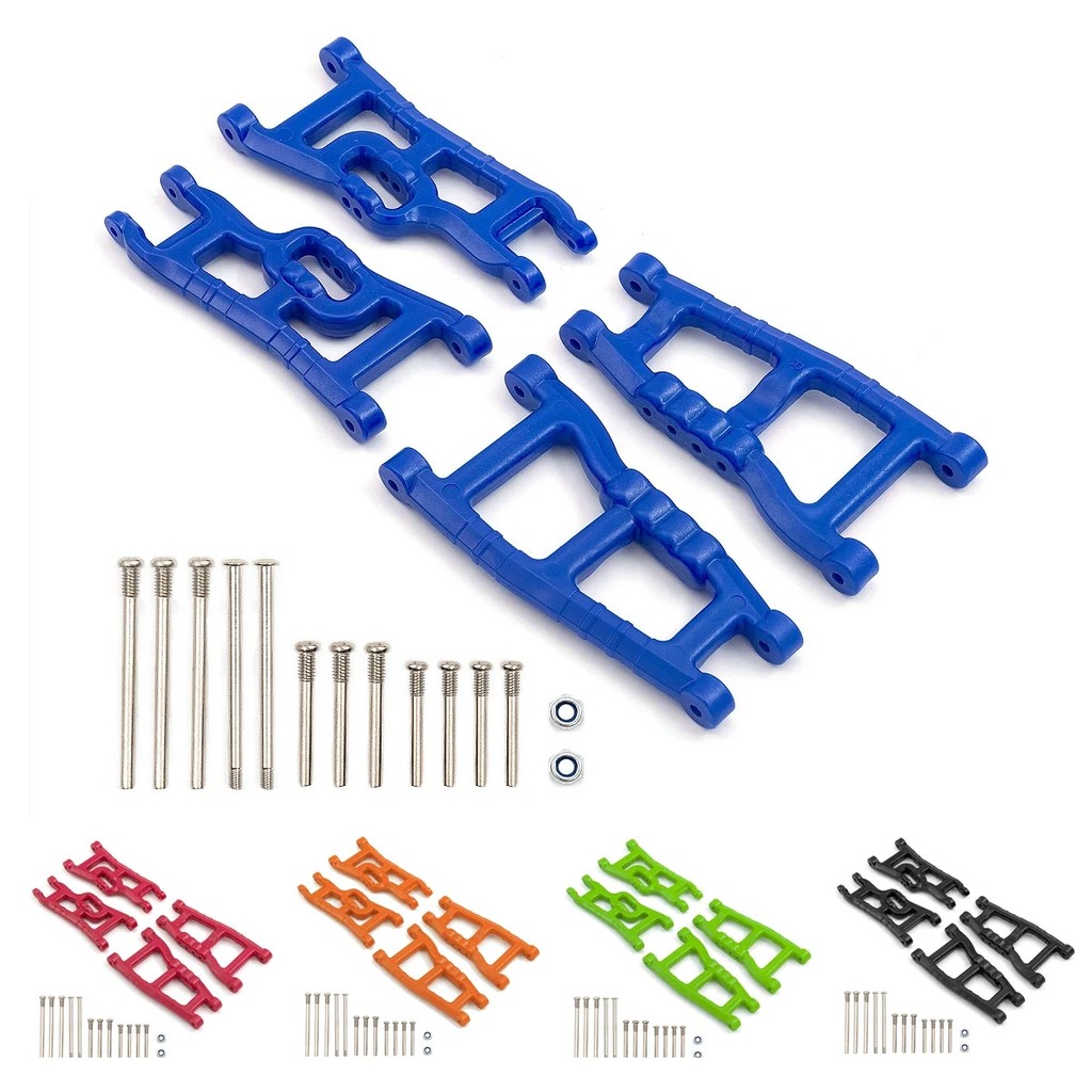 RC ไนลอนด้านหน้าและด้านหลัง Suspension Arm ชุดสําหรับ 1/10 Traxxas Slash 2WD VXL Nitro Slash Rustler