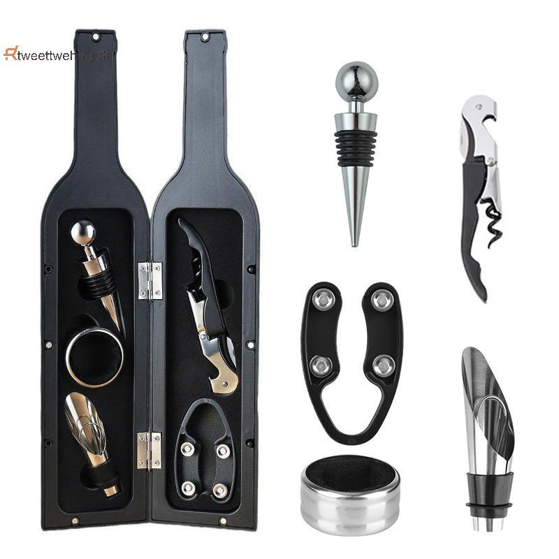 Tw 3 Pa คู่มือ Corkscrew ที่เปิดขวดไวน์ชุด Easy Grip Design สําหรับบาร์ร้านอาหารบ้านไวน์เปิดอุปกรณ์เ