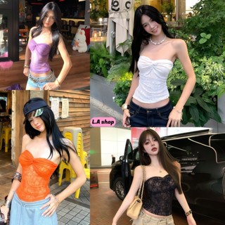 L.A Shop★เสื้อคุณภาพดี เสื้อผ้าผู้หญิง เสื้อรัดรูป เสริมฟองน…