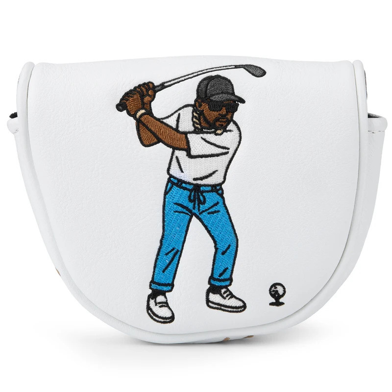 Golf Mallet Putter Covers, Magnetic Closure BE Authentic Premium Leather Mallet Putter Headcovers Fi