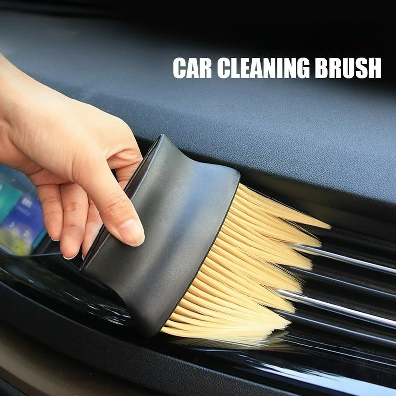 แปรงทําความสะอาดภายในรถยนต์ แบบนุ่ม / เครื่องมือกวาดฝุ่นช่องแอร์ แดชบอร์ด / แปรงปัดฝุ่น สําหรับบ้าน สํานักงาน