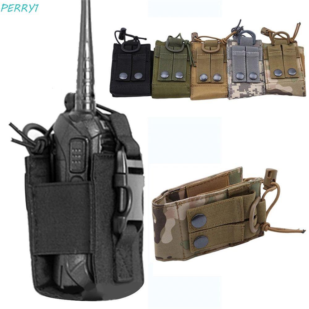 PERRY Walkie Talkie กระเป๋ากีฬาจี้ Walkie-Talkie กรณี Walkie Talkie ผู้ถือแพคเกจกระเป๋า Interphone กระเป๋าเก็บ
