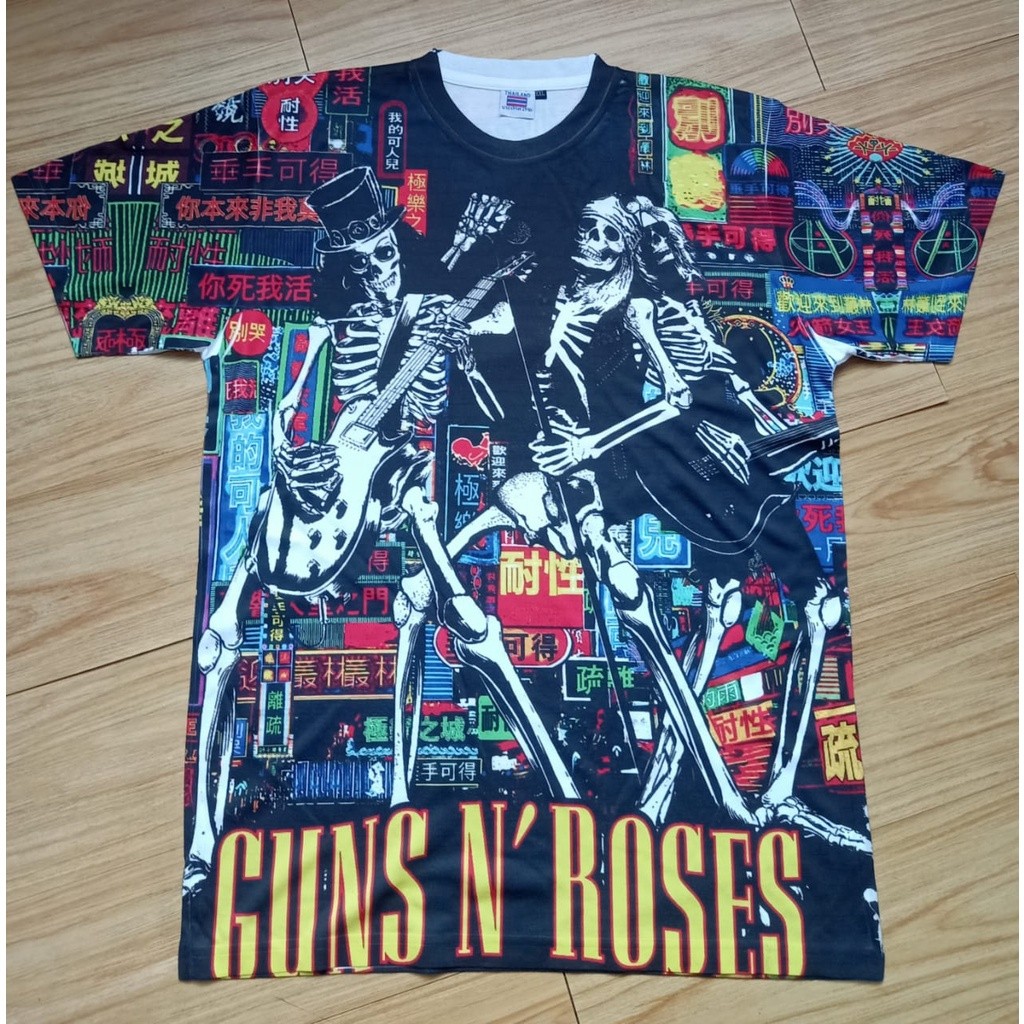 เสื้อยืด Guns and Roses