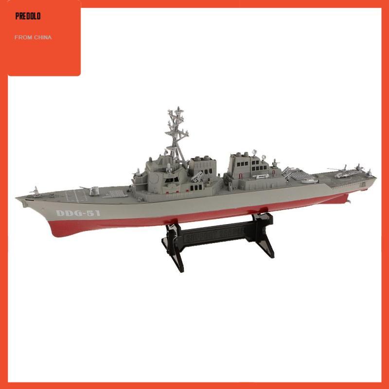[Predolo] 1/350 Scale พลาสติกรุ่น USS Arleigh Burke DDG-51 สําหรับโต๊ะทํางานที่บ้าน