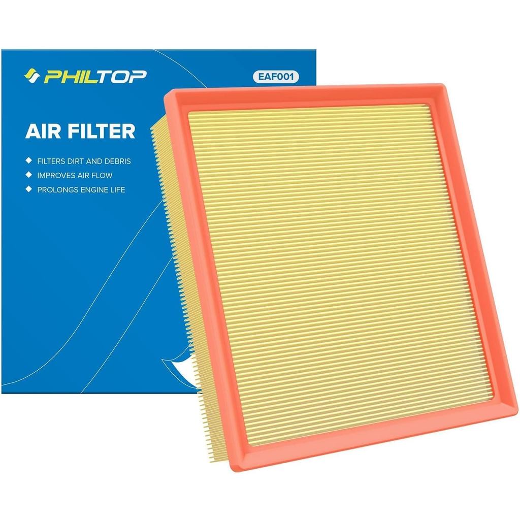 PHILTOP เครื่องยนต์กรองอากาศ CA10755 สําหรับ 2011-2021 Grand Cherokee 3.6L/V8 5.7L/V8 6.4L, 2012-201