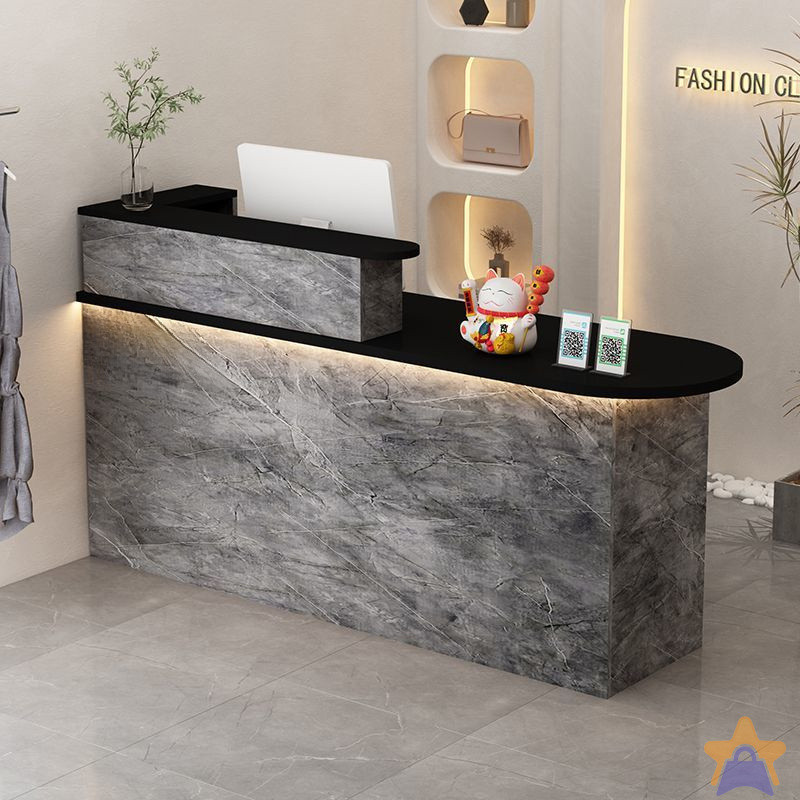 Meja juruwang 120CM/140CM cashier desk beauty salon clothing store counter front desk reception desk