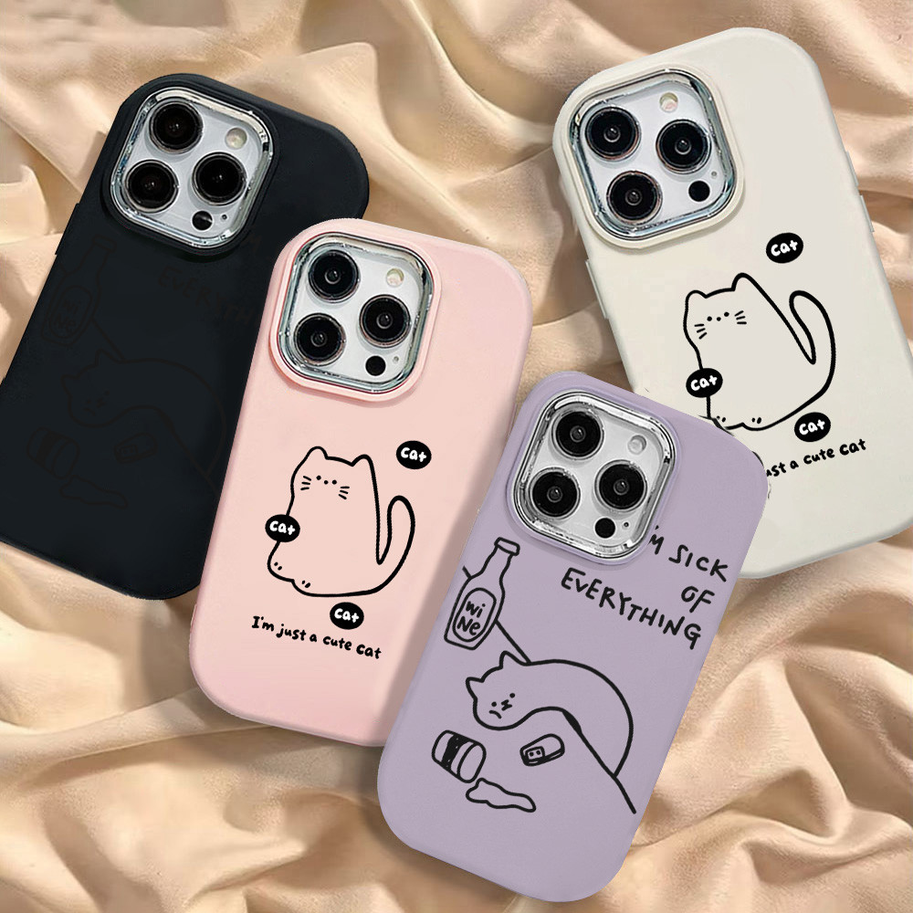 Luxury ชุบโลหะ TPU เคส for iPhone 11 13 15 16 17 14 12 Pro Max Air 17promax เคสไอโฟน11 เคสไอโฟน13 นิ่มกันกระแทก