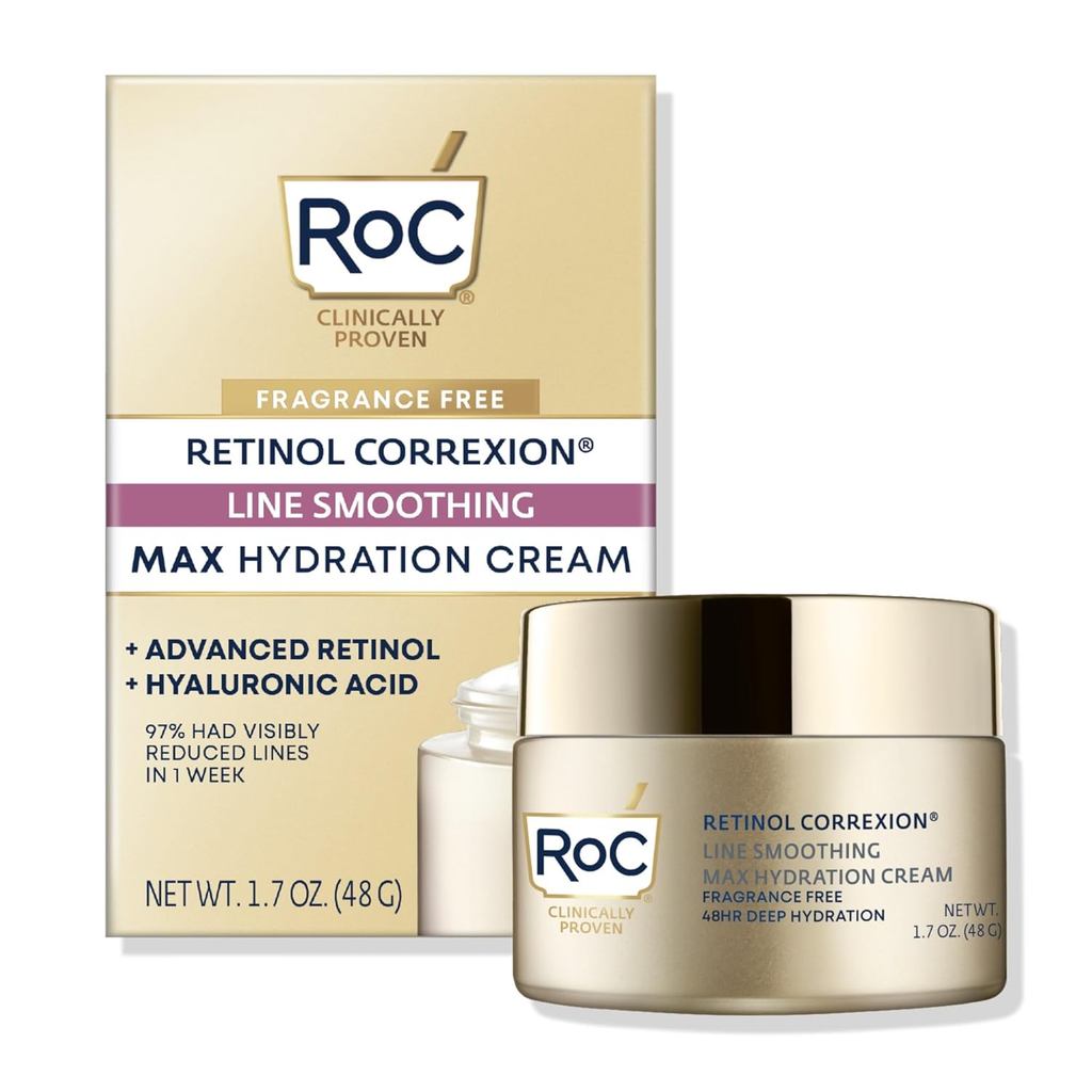 RoCRetinolCorexionMaxHydrationAnti-AgingDailyFaceMoisturizerพร้อมHyalurizingAcid,ปราศจากน้ําหอม,OilF
