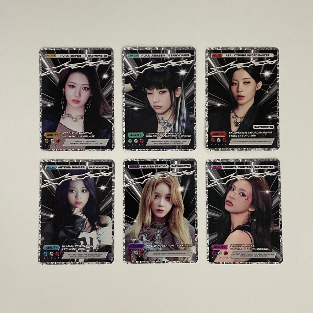 [พร้อมสต็อก] BABYMONSTER - WE GO UP NORMAL VER CHARACTER PHOTOCARD
