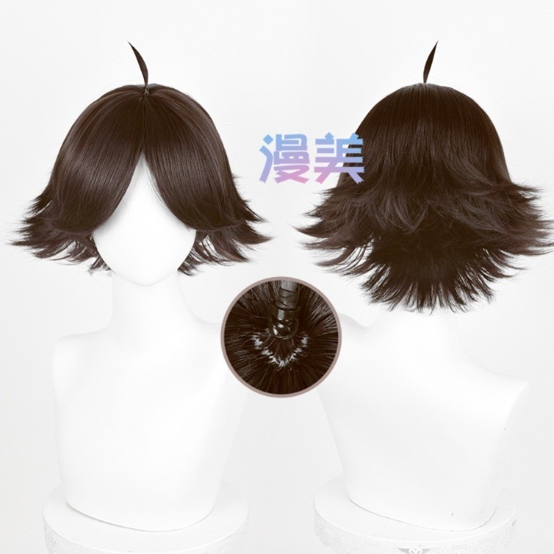 วิกผม.Cosplay ไอซ์อนิเมะ ไฮคิว!! Suna Rintaro สีน้ำตาลขนาด 30 ซม.