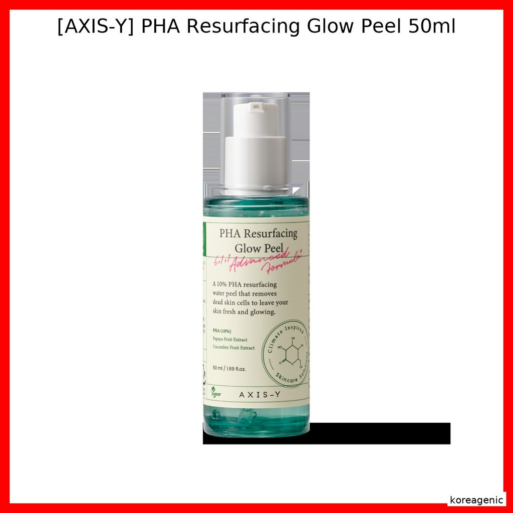 [AXIS-Y] PHA Resurfacing Glow Peel 50ml / ขัดผิว, Hydrati โดย koreagenic