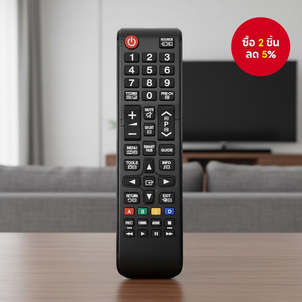 รีโมททีวี LED Samsung BN59-01301A - BN59-01303A ใช้ได้กับรุ่น N5300, NU6900, NU7100, NU7300 ปี 2018