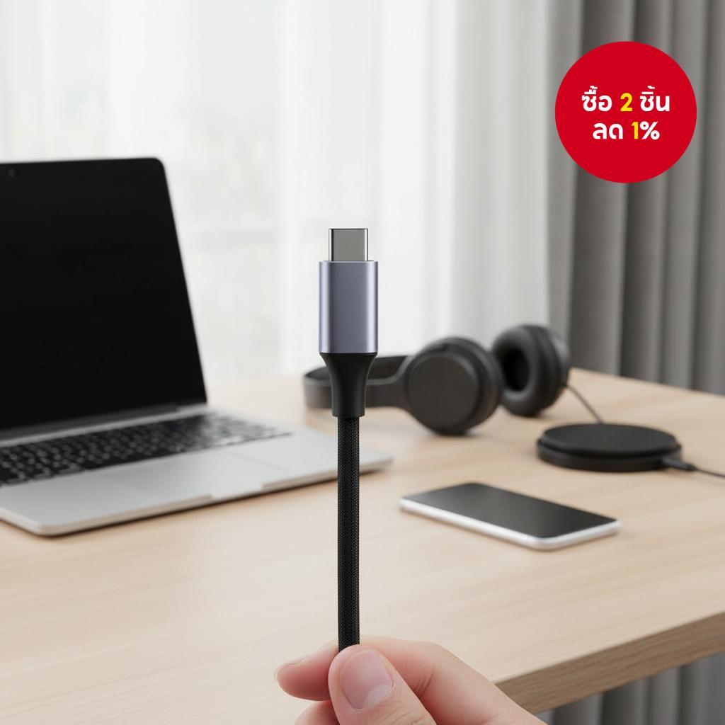 สายแปลง Type C เป็น Aux 3.5 มม. สําหรับหูฟัง iPhone และสมาร์ทโฟน Samsung