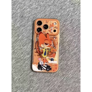 เคสโทรศัพท์ เหมาะสําหรับ iPhone 11 12 13 14 15 16 17 Pro max Plus Air Crazy Animal City หมุนวงเล็บแม่เหล็กกันกระแทกกันกระแทกเคสรวมทุกอย่าง 4EGO