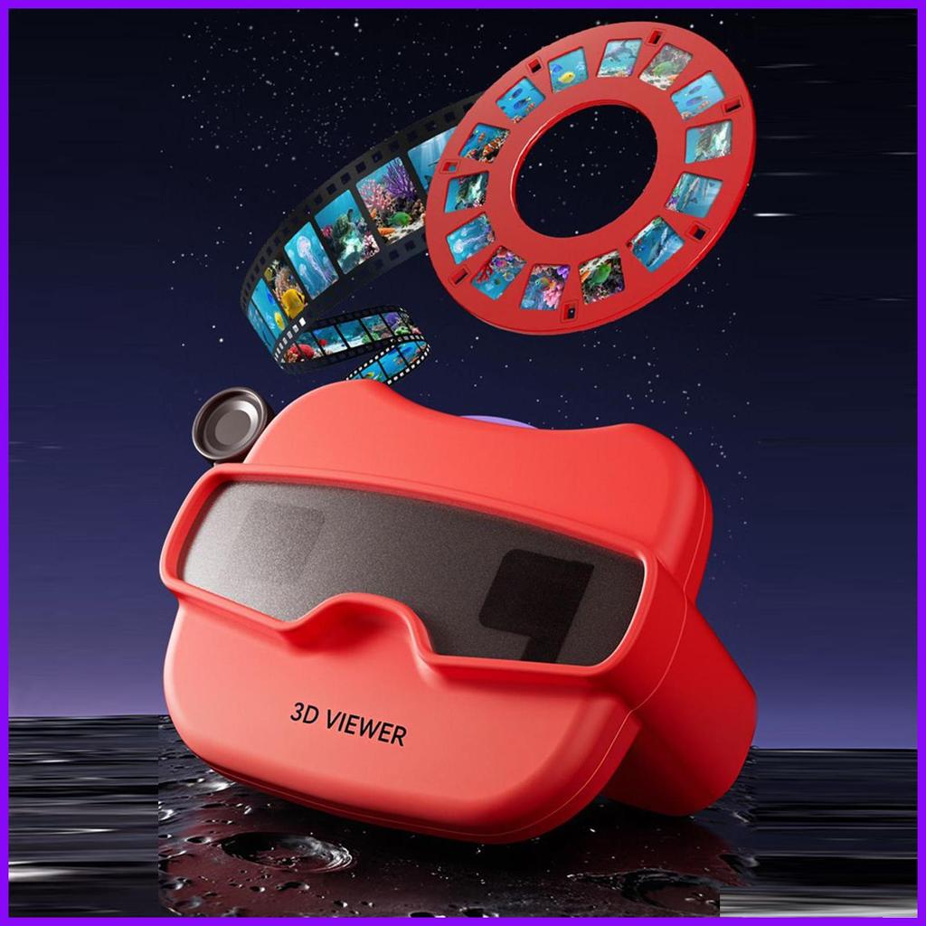 3D Viewer สําหรับเด็ก Interactive ของเล่น 6 ม้วน 3D ช่องมองภาพสําหรับเด็กอายุ 3 ชั้นอนุบาลก่อนวัยเรี