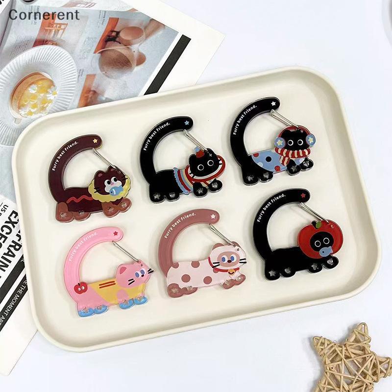 1ชิ้นการ์ตูน คาราไบเนอร์ อะคริลิครูปกระเป๋าพวงกุญแจสัตว์น่ารักกระเป๋าเป้สะพายหลังเสน่ห์สาวความงามปีนเขาตะขออุปกรณ์เสริม