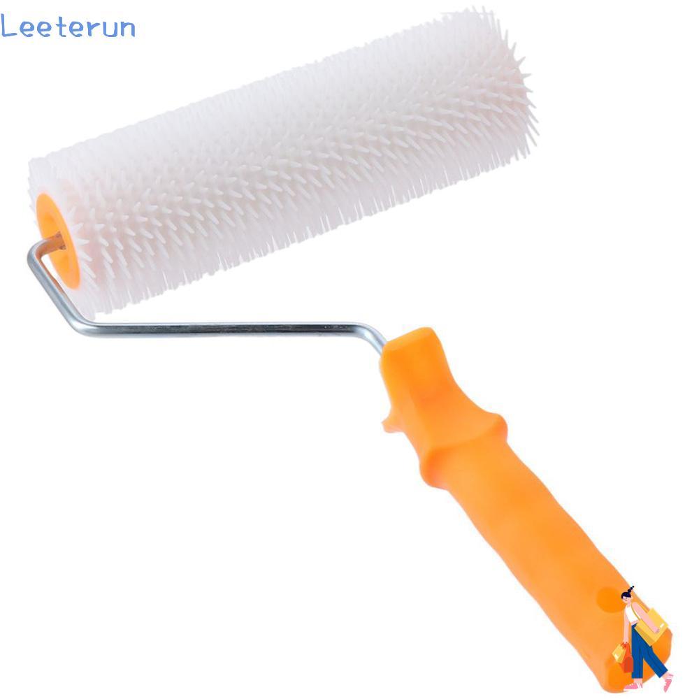 LEETERUN Spike Roller, 23 ซม./9 พลาสติก Latex Floor, Paint Brush Roller Durability Leveling Screed E