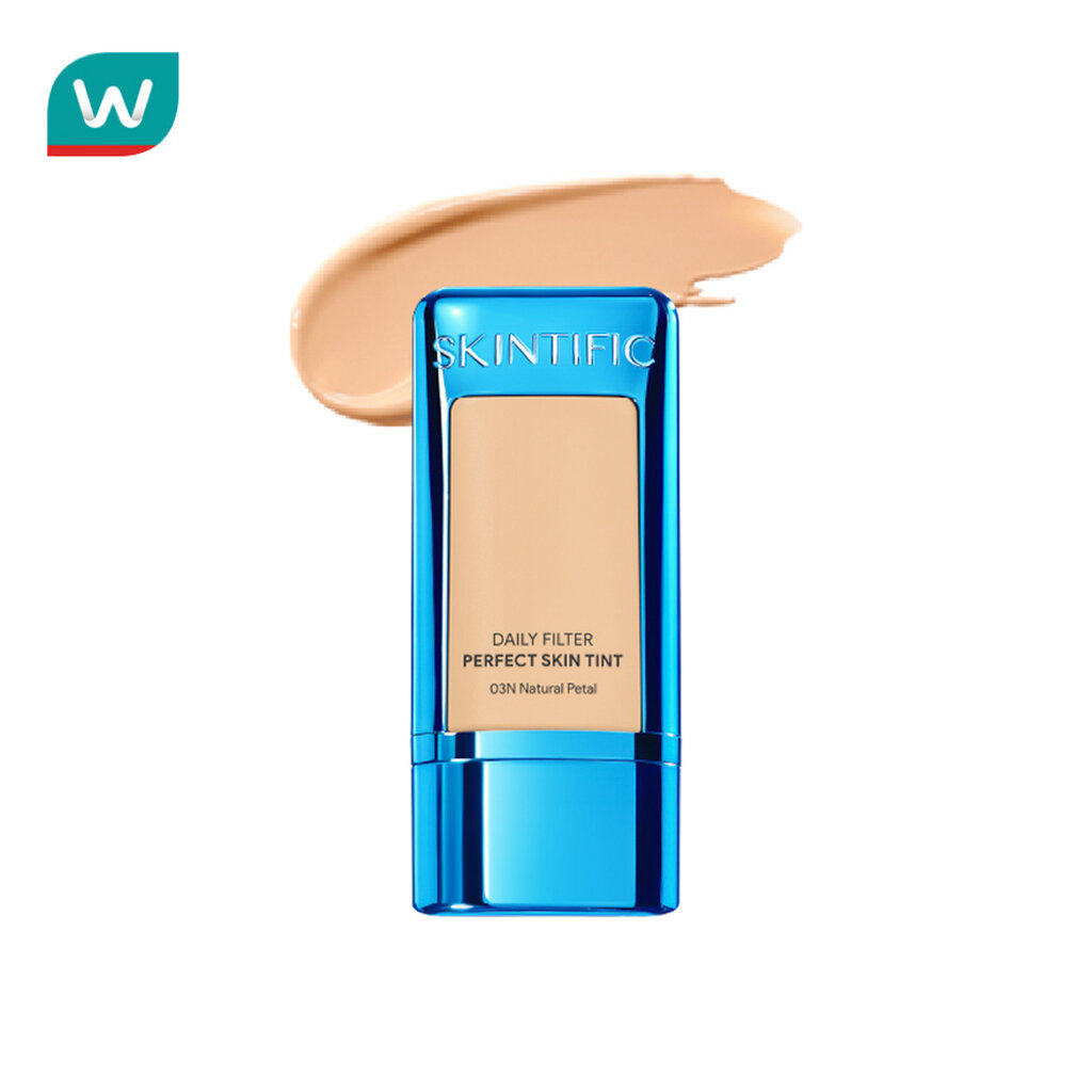 Skintific สคินทิฟฟิค เดลี่ ฟิลเตอร์ เพอร์เฟกต์ สกิน ทินท์ 28ก. 03N เนเชอรัล พีเทล