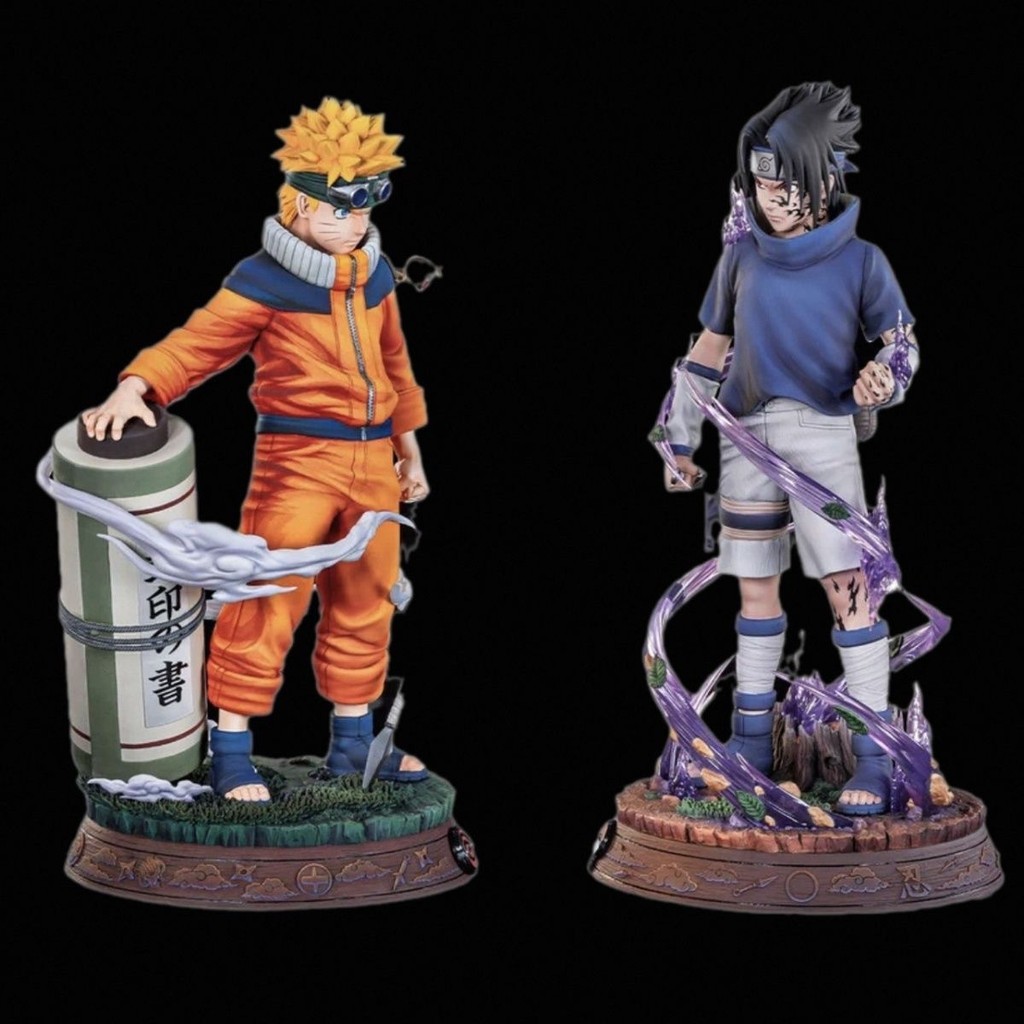 [DW] Naruto Sixth Paths Naruto & Sasuke Uchiha Premium 1/4 Scale 41cm Scene Statue, Anime Collectibl