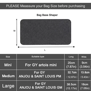 ฐานด้านล่างกระเป๋าสักหลาดพรีเมี่ยมสําหรับ GY Tote Shape Keeper & Stain Protector น้ําหนักเบาใส่อุปกรณ์เสริมบอร์ด
