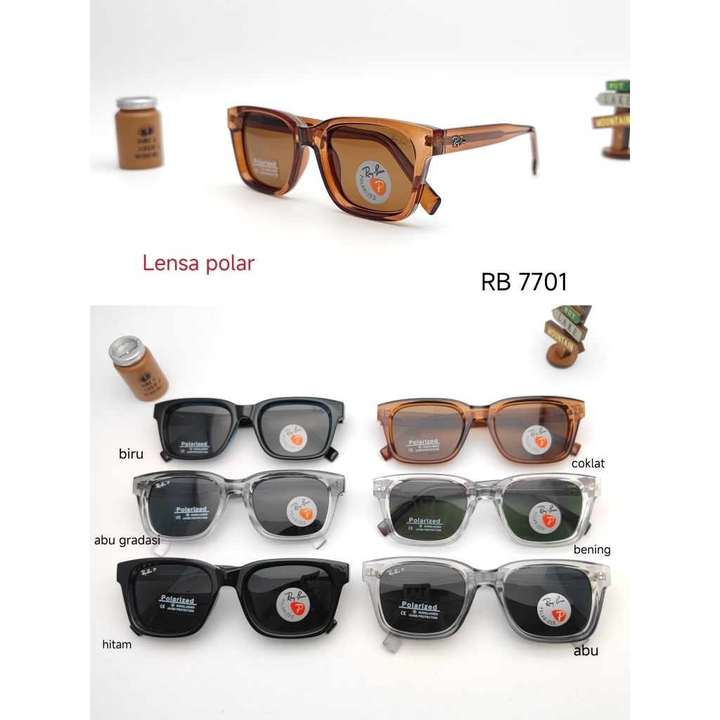 {SAGARA STORE} POLARIZED GLASSES P7701 STYISH GLASSES CURRENT TRENDY GLASSES สําหรับผู้ชายและผู้หญิง