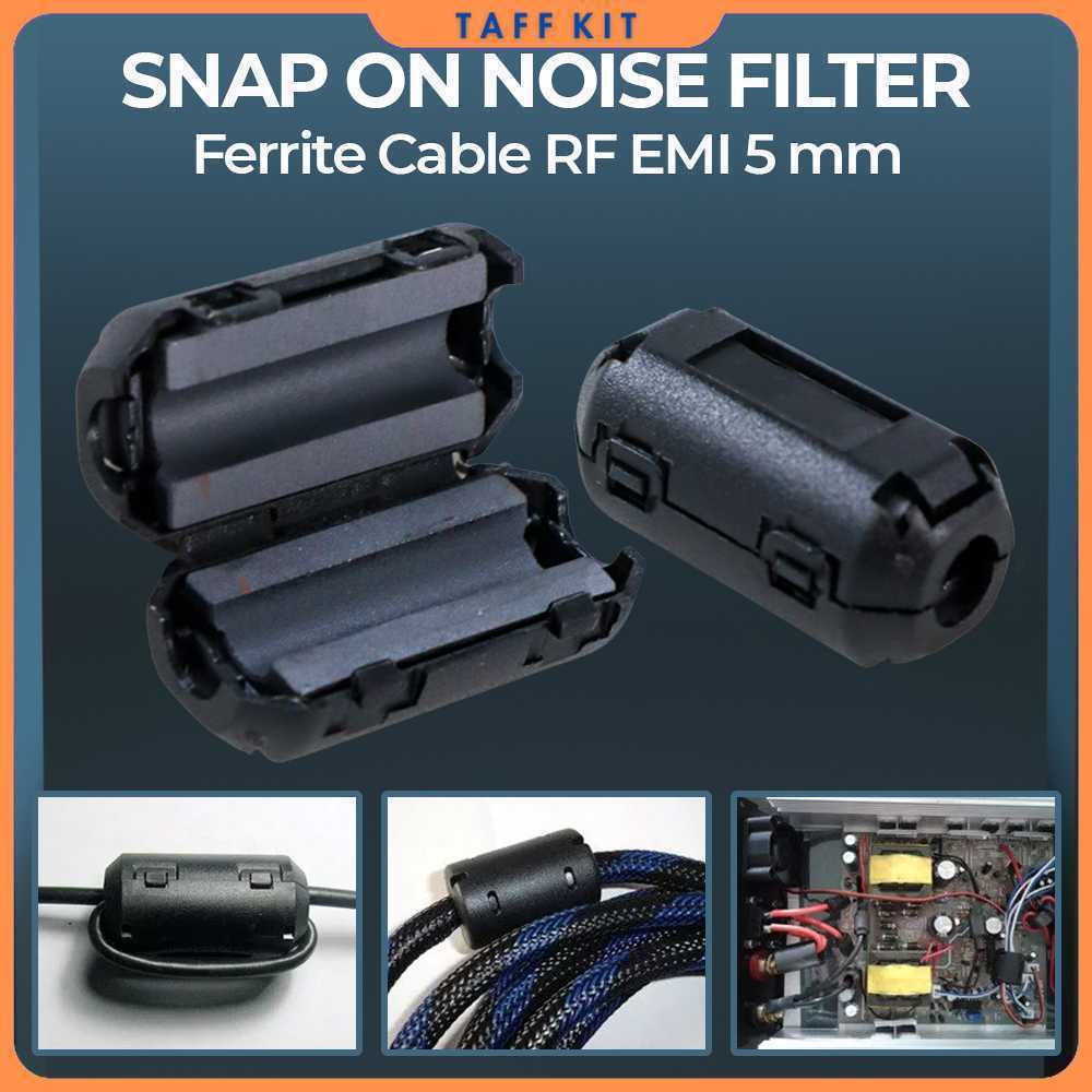 TDK Snap On Noise Filter Ferrite Cable RF EMI 5mm - 3605
