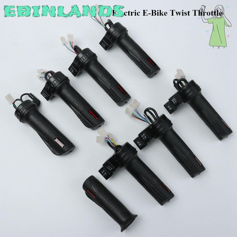 EBike Twist Throttle - สีดำ สำหรับชิ้นส่วนสกู๊ตเตอร์ไฟฟ้าทั่วโลก