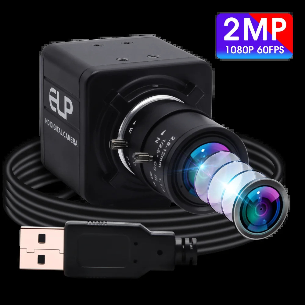 เว็บแคม Full Hd ความเร็วสูง 260fps ซูม 4x โฟกัสแบบแมนนวล Ov4689 Cmos สีกล้อง Usb พร้อมเลนส์ 2.8-12 ม