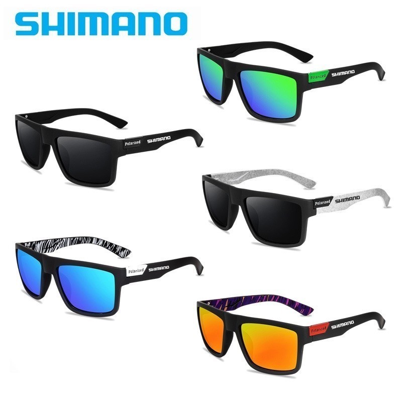 🔥จัดส่งจากกรุงเทพมหานคร แว่นกันแดดโพลาไรซ์ผู้ชาย Shimano แว่นกันแดดกีฬา แว่นตาตกปลา แว่นตาตกปลา แว่น