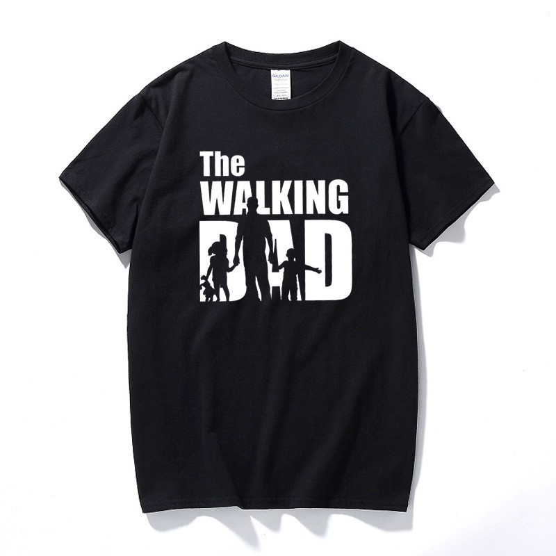 2026 COD The Walking Dad เสื้อยืดผู้ชายตลกใหม่ของขวัญพ่อไอเดีย Dead Daryl ผู้ชายผ้าฝ้ายแขนสั้นเสื้อย