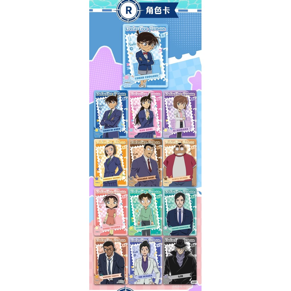 Spot Goods#Card Game Official Detective Conan Shadow Search Pack Third Edition Cards R Series Charac
