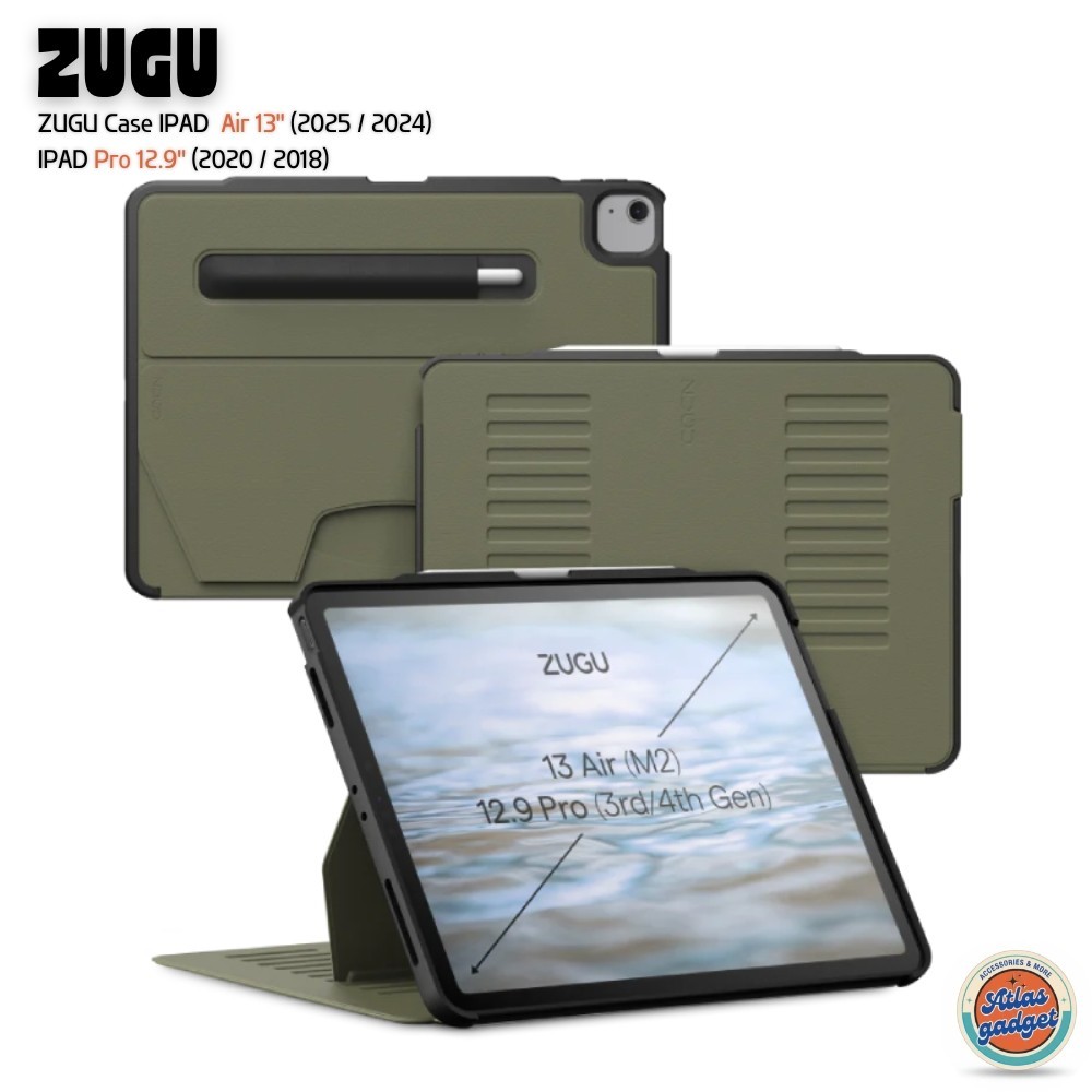 ZUGU Case เคสสำหรับ iPad Air 13" (2025 / 2024) / iPad Pro 12.9 " (2020 / 2018)