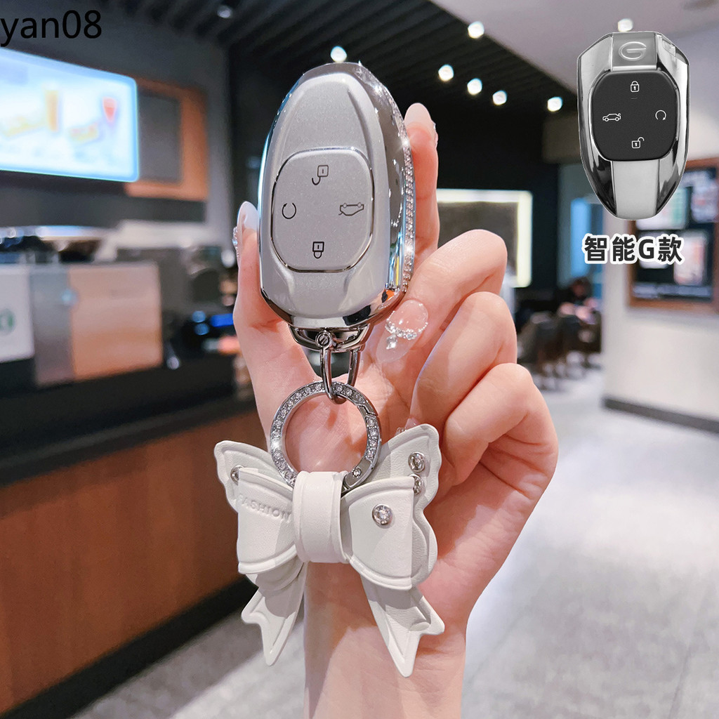 CarTPU Key CaseสําหรับACCมอเตอร์GN8 2022 2023 Trumpchi 2021 Empow J15 J16 GS8 Autoอุปกรณ์ตกแต่งภายใน