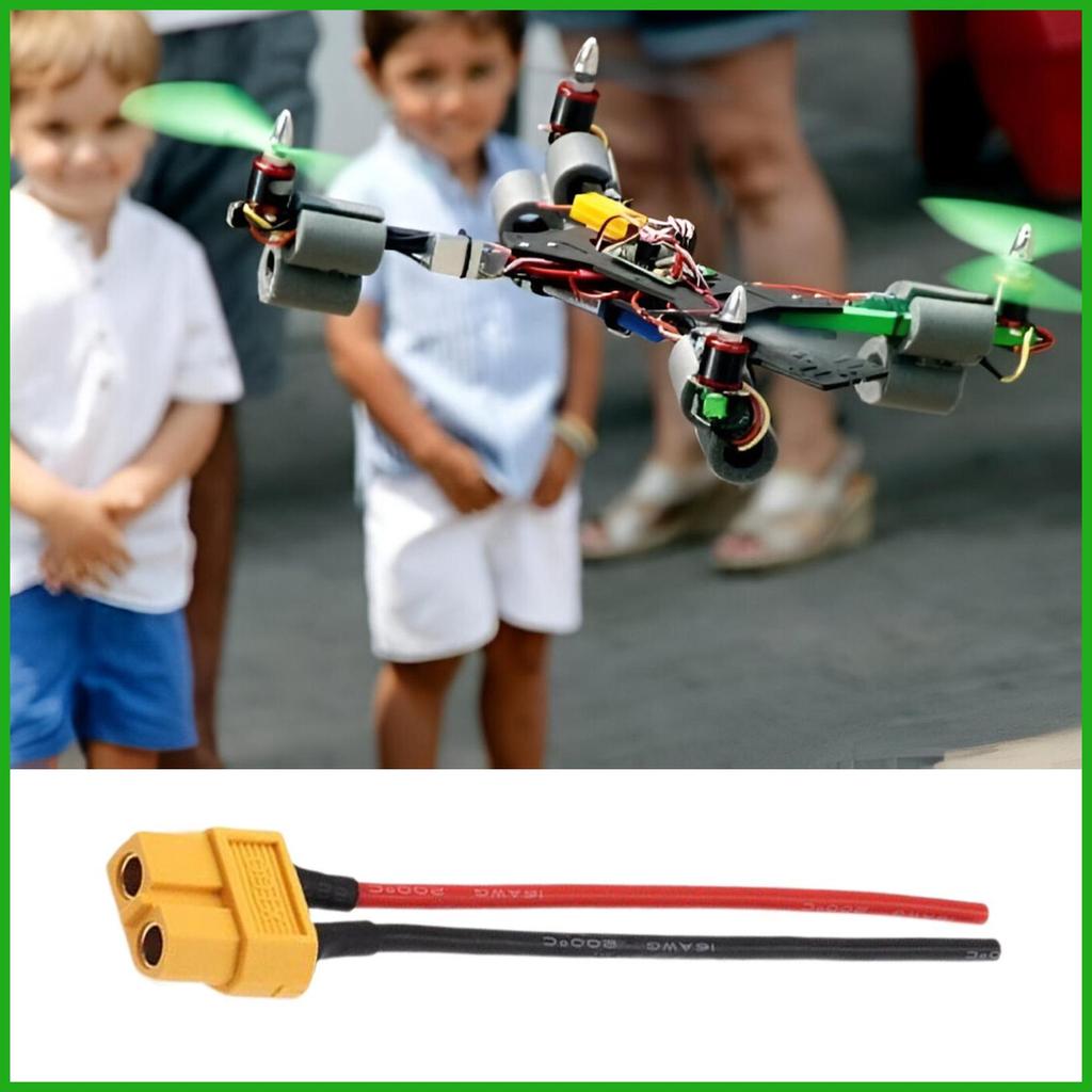 Xt60 Extension Cable Xt60 Connector Plug Cable ชายหญิงปลั๊กสายไฟอุปกรณ์เสริมสถานีแบบพกพาสําหรับ Sola