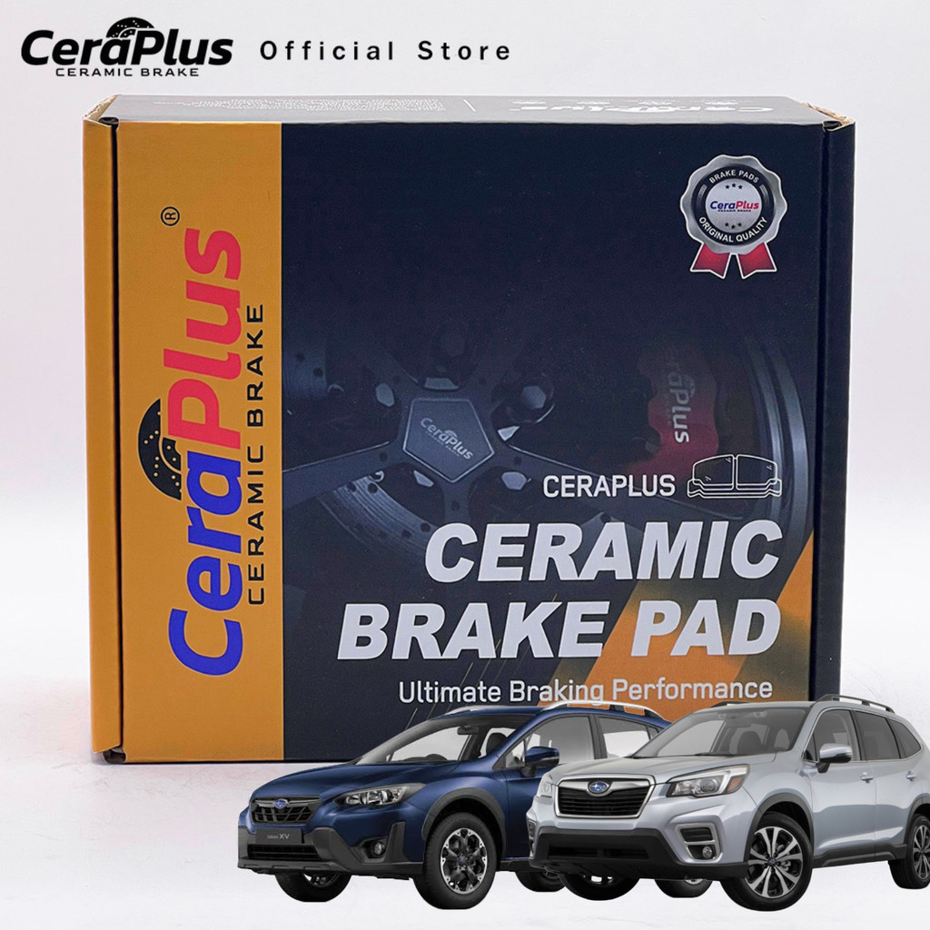 ผ้าเบรค CeraPlus Subaru XV 2019-on | Forester 2019-on ผ้าเบรคเซรามิค